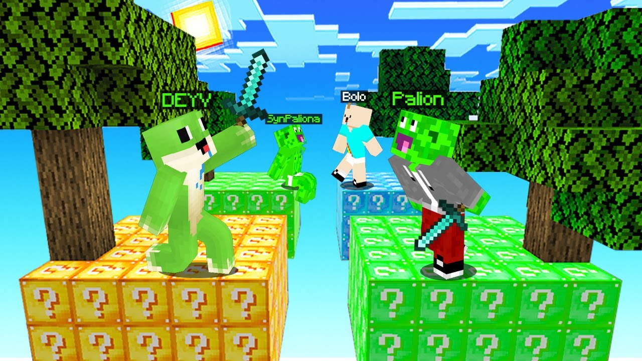 WYSPA PALION vs DEYV vs SYN PALIONA vs BOLO w Minecraft!