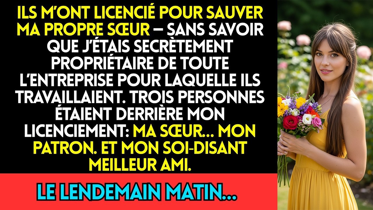 Ils M’ont Renvoyé Pour Ma Sœur… Mais Je Possédais Secrètement Tout Ce Pour Quoi Ils Travaillaient