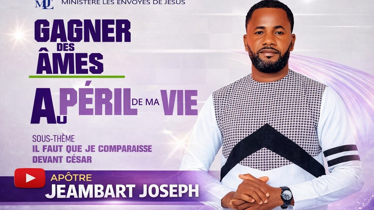 PUISSANT MESSAGE SUR L'ÉVANGÉLISATION _ Apôtre Jeambart JOSEPH.