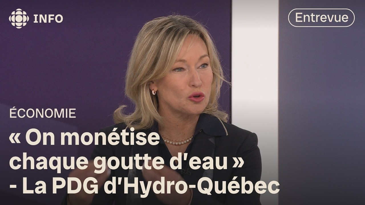 Résultats d’Hydro-Québec : « On monétise chaque goutte d’eau », dit la PDG | Zone économie