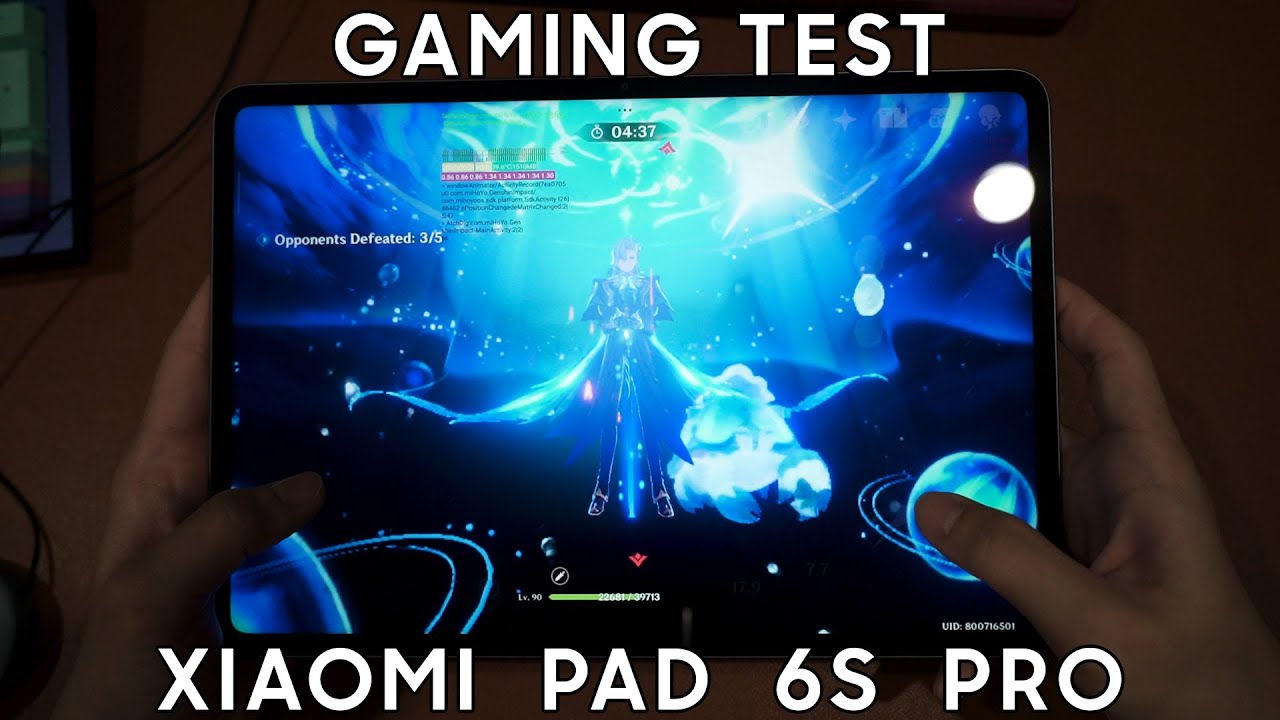 Gaming test - Xiaomi Pad 6s Pro with Snapdragon 8 Gen 2