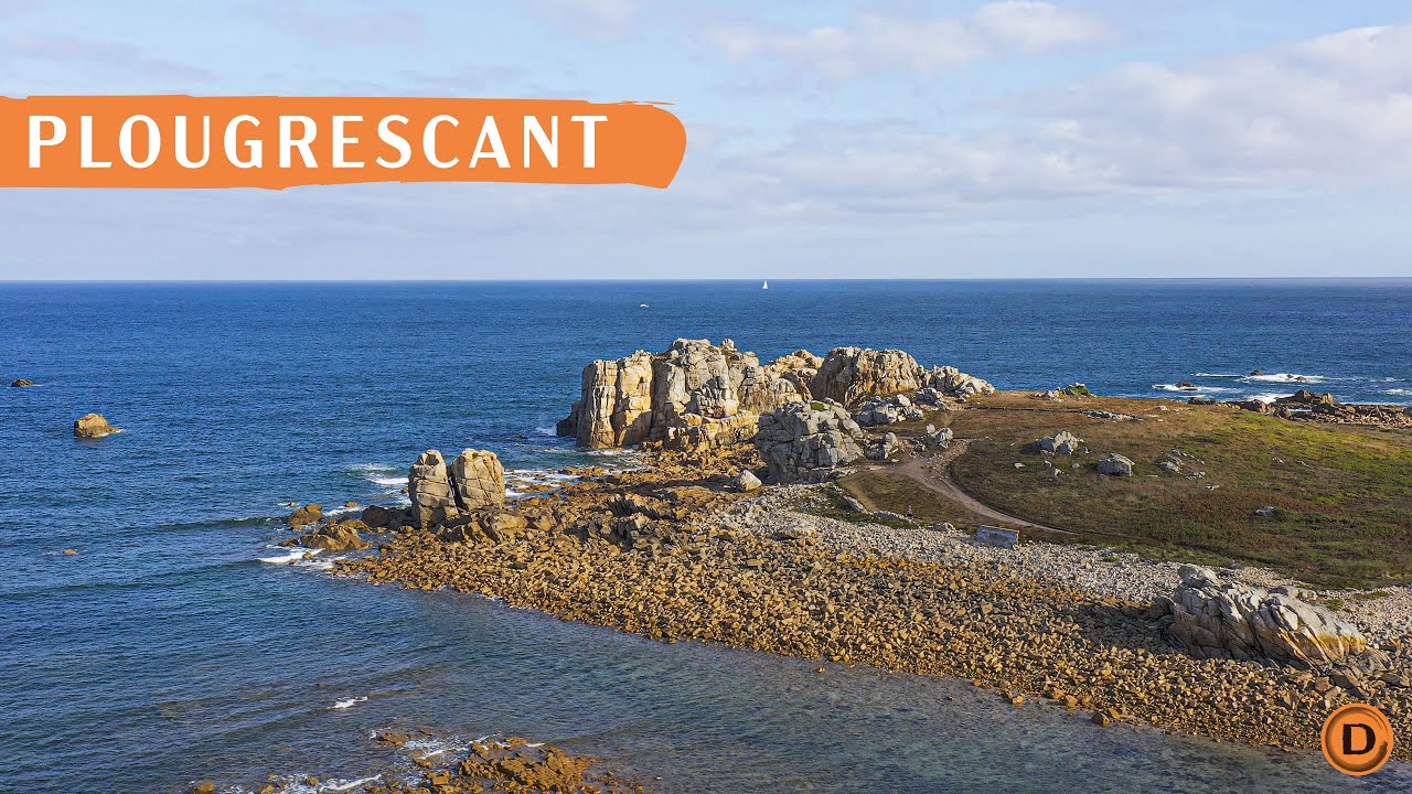 Plougrescant - Côte des Ajoncs - Drone - Documentaire Aérien 4k - Aerial Footage 4k