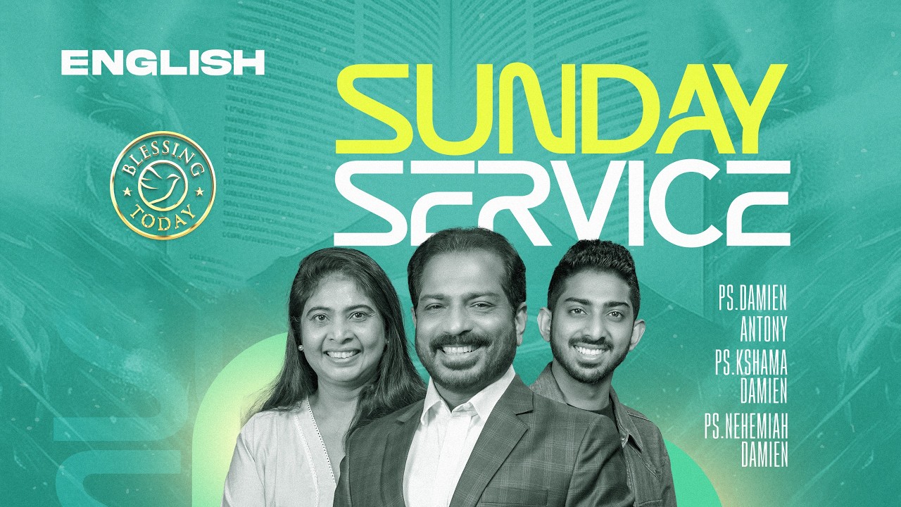 Sunday Service English | Ps. Damien Antony | Ps. Kshama Damien | Ps. Nehemiah Damien | 08 March 2026
