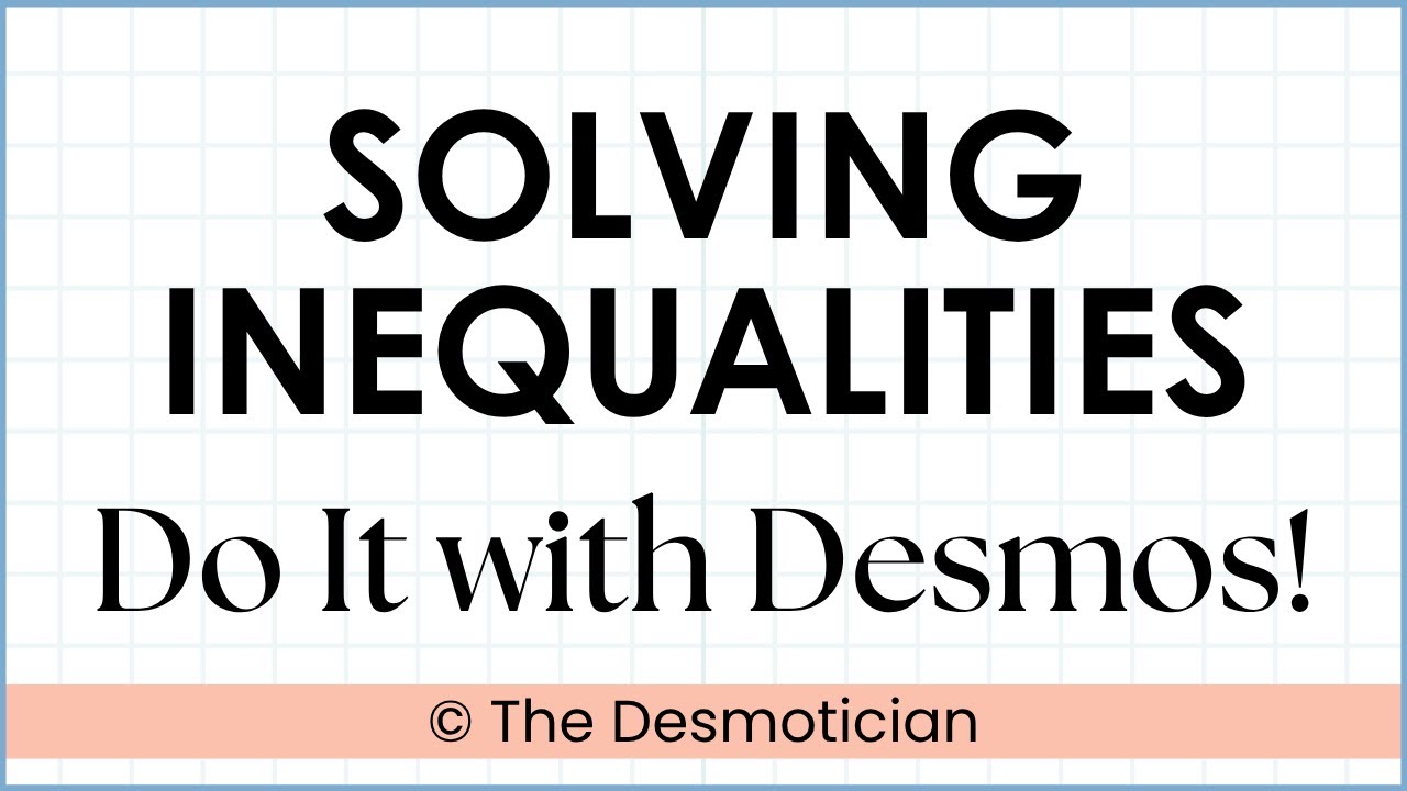 Desmos Graphing Calculator: How to Solve Linear Inequalities