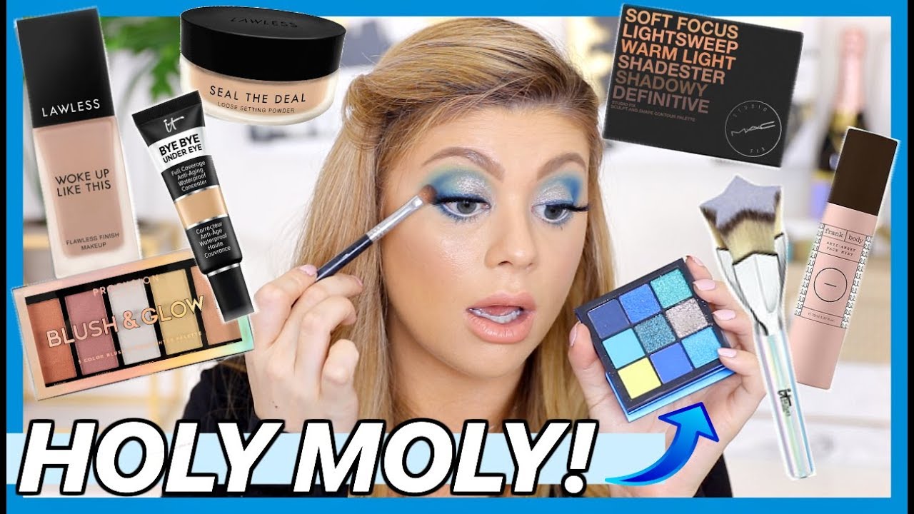 TESTING NEW HYPED MAKEUP | FULL FACE FIRST IMPRESSIONS