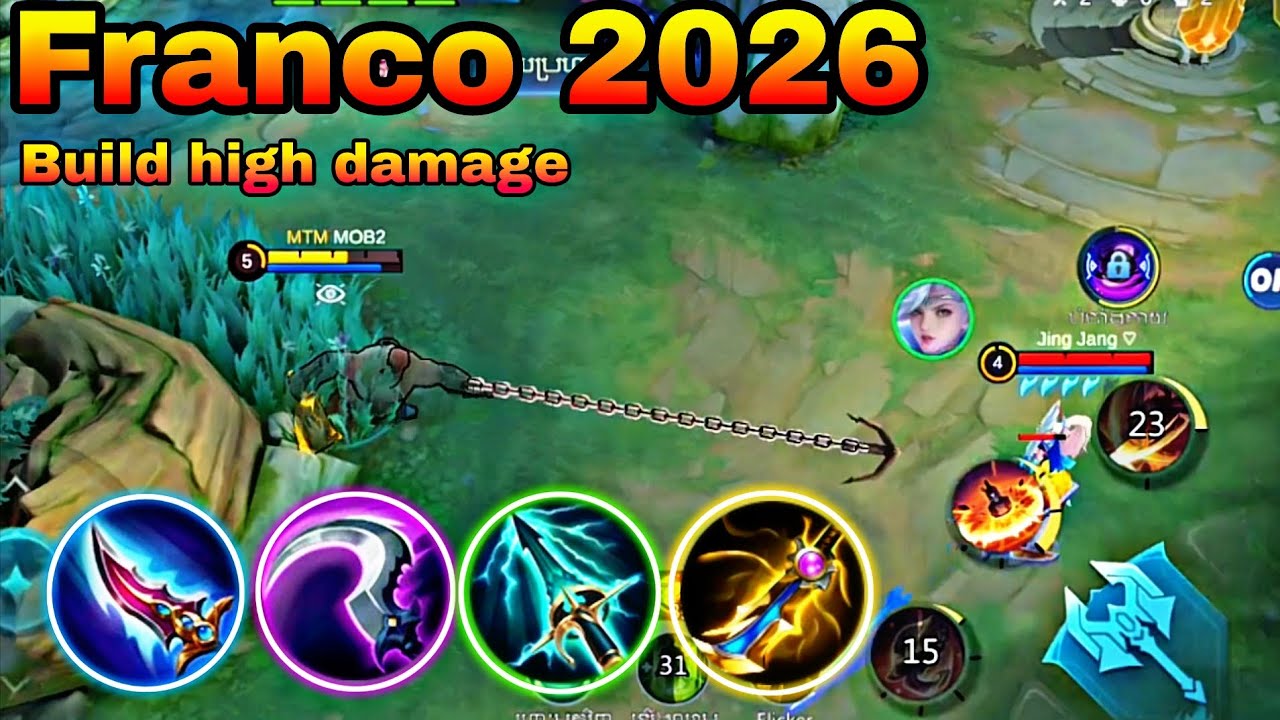 Franco 2026 build damage 🔥🙀#mobilelegends #francohook #francomlbb #franco #mlbb #francomobilelegends