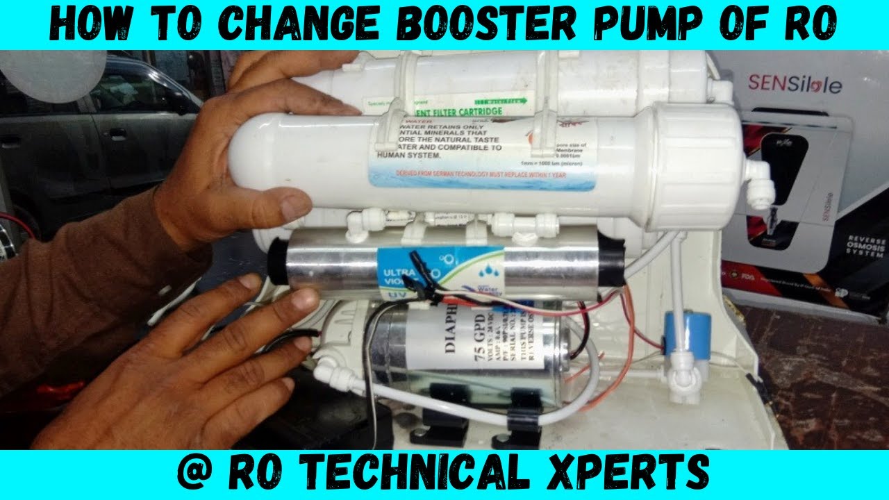 How To Change Or Replace RO Booster Pump | RO Booster Pump Leaking Repair