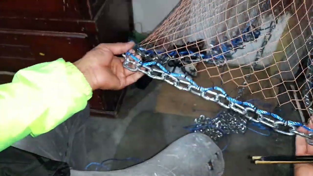colocar cadena en una atarraya 100% decomendable