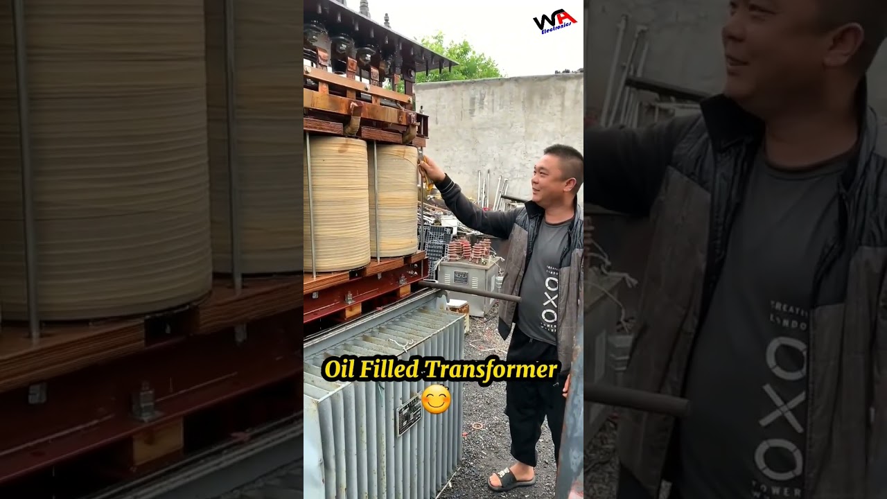 Oil Filled Transformer Recycling to Scrap #transformer #electricalwork #electrician