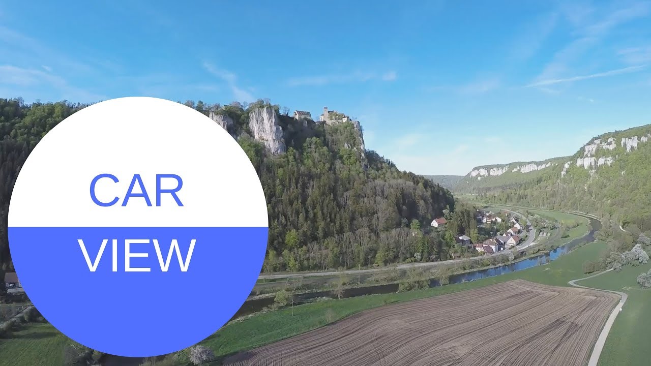 CAR VIEW: Von Bärenthal nach Hausen im Tal in GERMANY