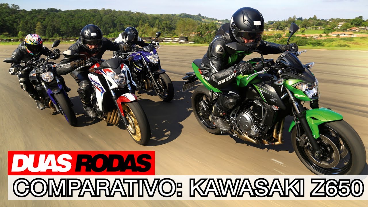COMPARATIVO | KAWASAKI Z650 x YAMAHA MT-07 x HONDA CB 650F x YAMAHA XJ6