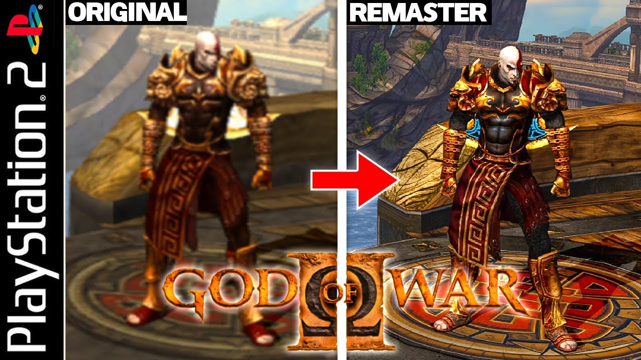 SAIU!! VERDADEIRO REMASTER de God of War 2 (Nova Atualização)
