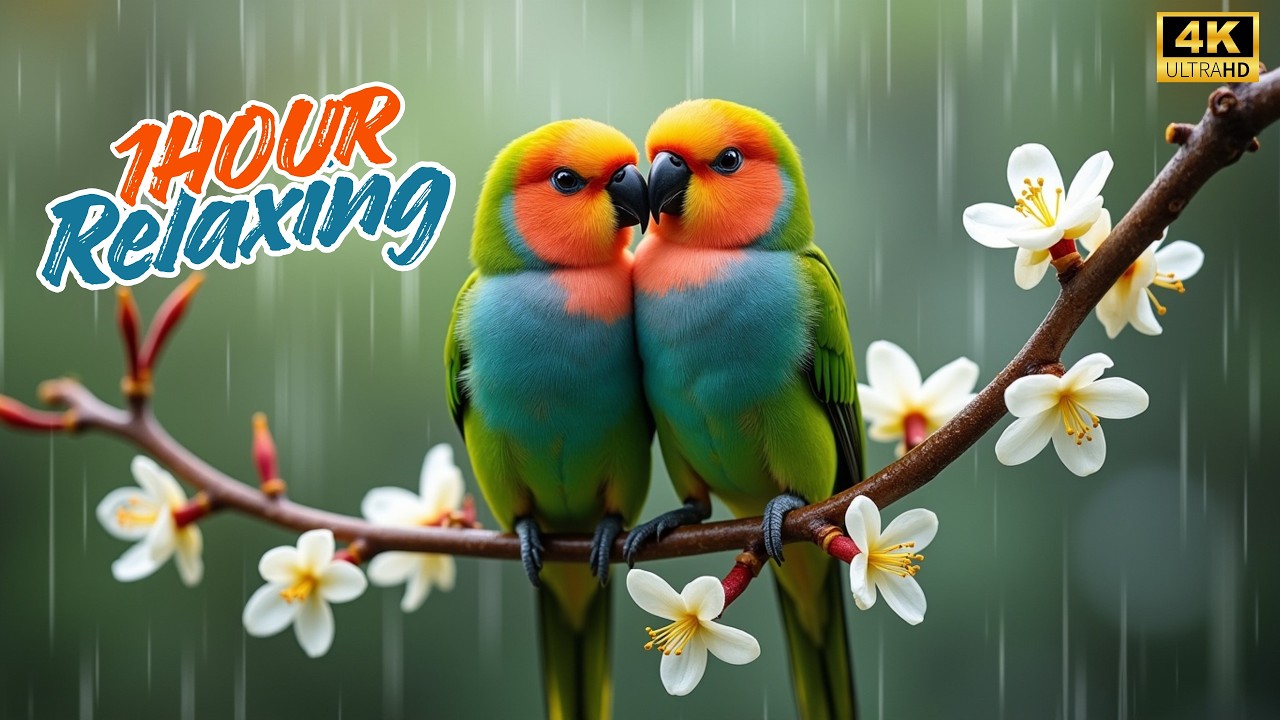Relaxing Piano & Bird Sounds | Nature Music for Anxiety Relief