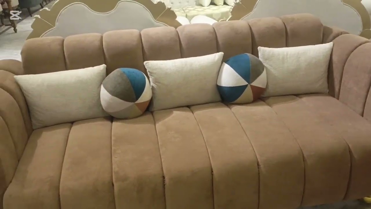 Ladojee furniture latest modern sevenseater sofa