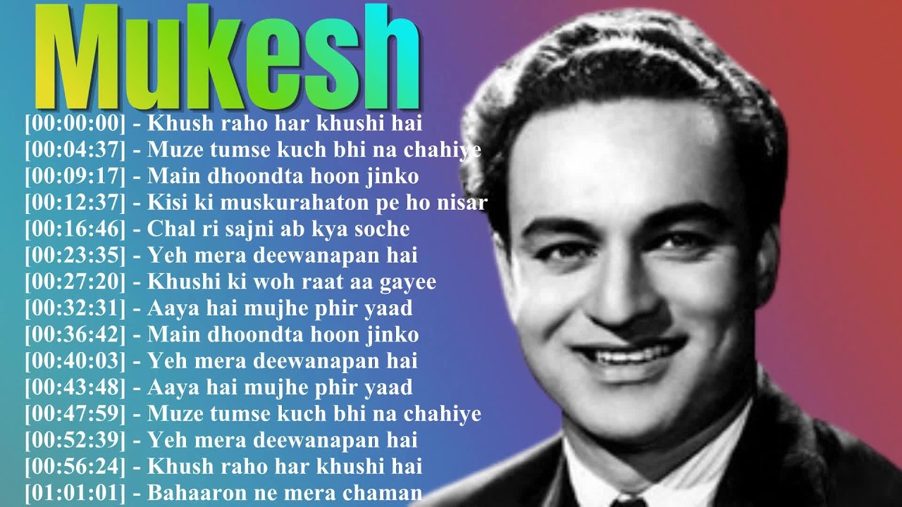 Ultimate Playlist 2026 🎧 Ultimate Mukesh &ndash; Evergreen Songs, Heart