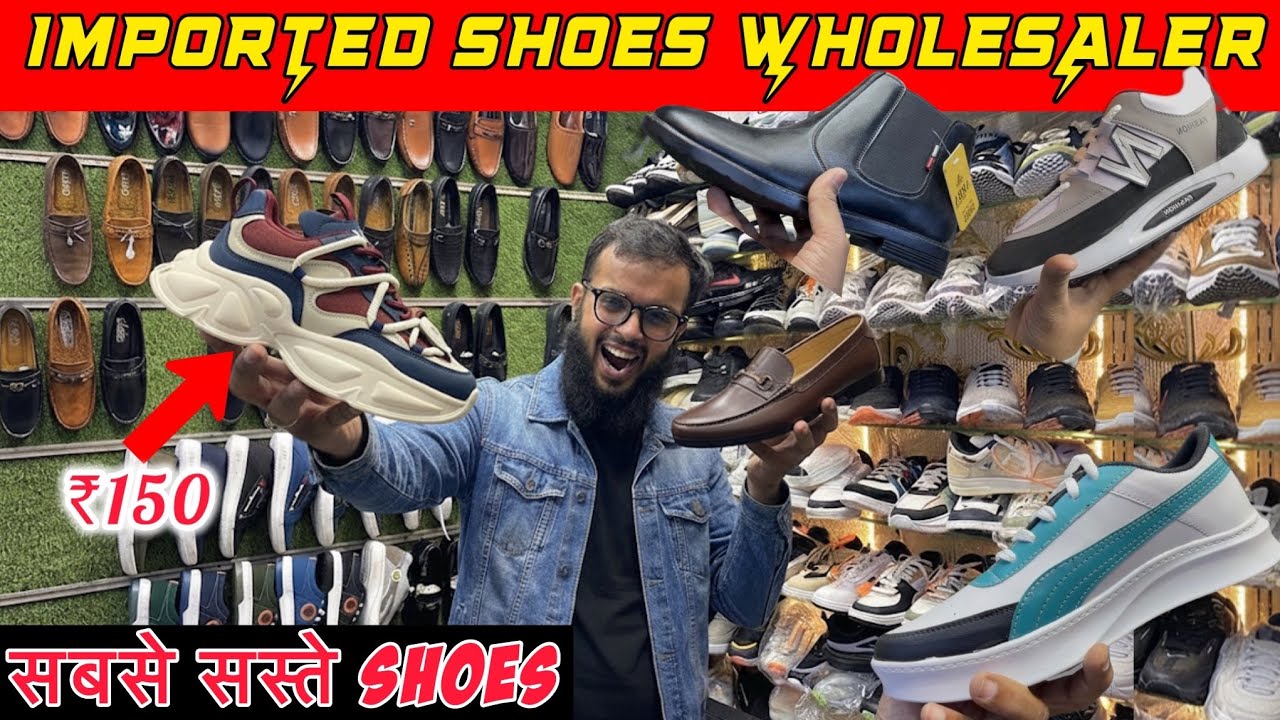 Cheapest shoes market in Delhi | imported shoes 2025 | Ballimaran shoes market | shoes wholesale