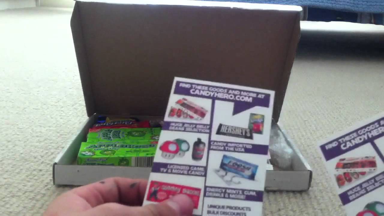 Caffeinated candy unboxing imported