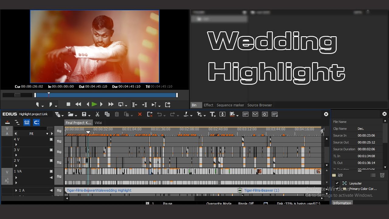 (62) 002 New Wedding Highlight Projects Free Download  || Edius New Song Project 2025 Free Download