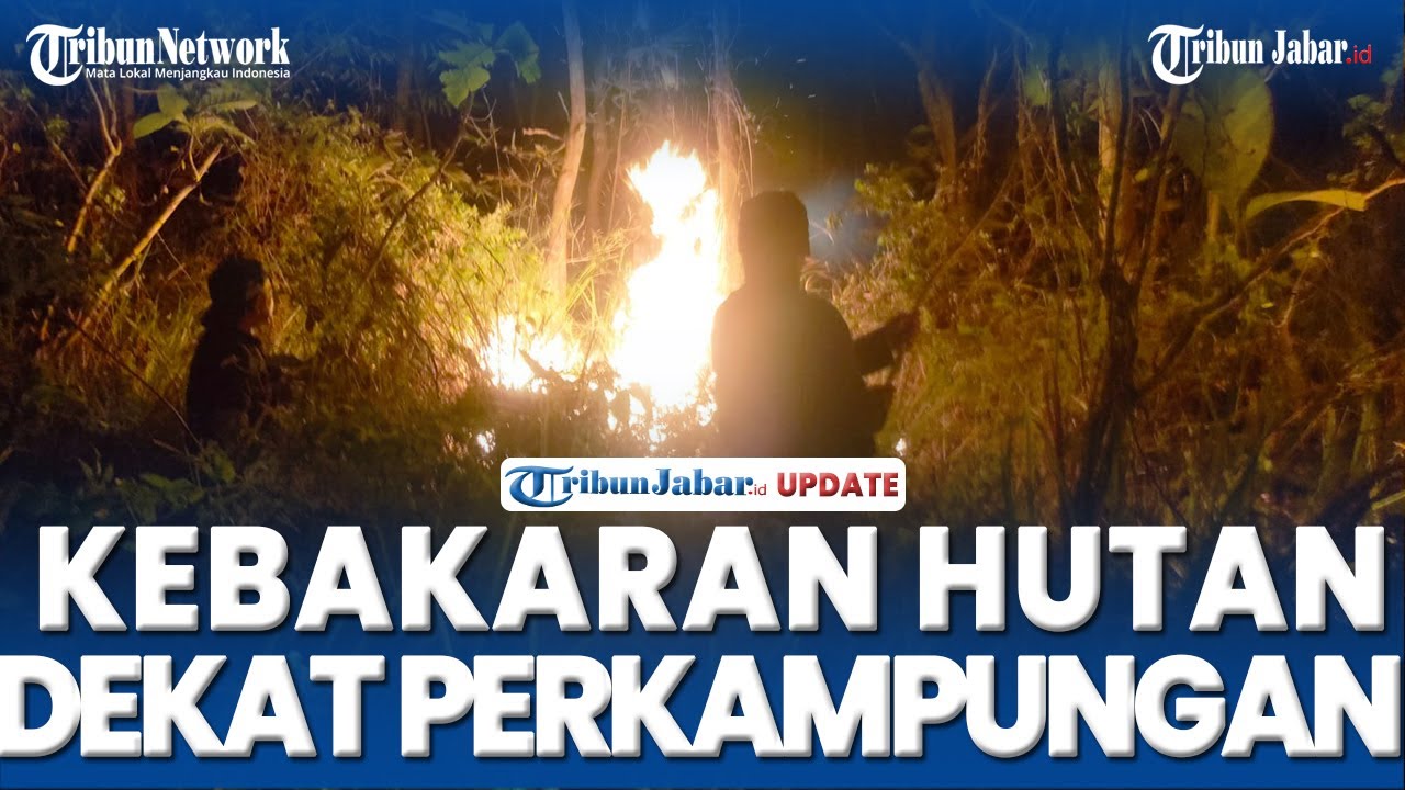 Kebakaran Hutan di Pangandaran, Dekat ke Perkampungan Warga