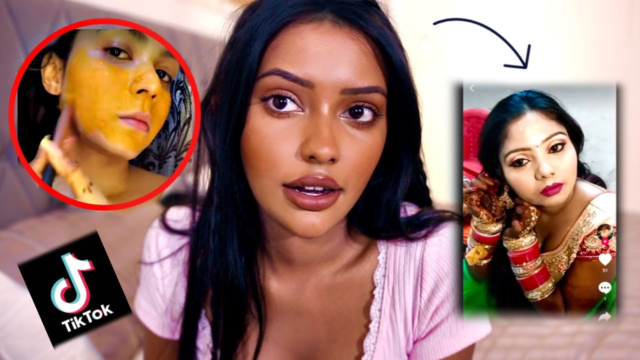 давайте поговорим о лайфхаках по ОТБЕЛИВАНИЮ кожи в Tik Tok..