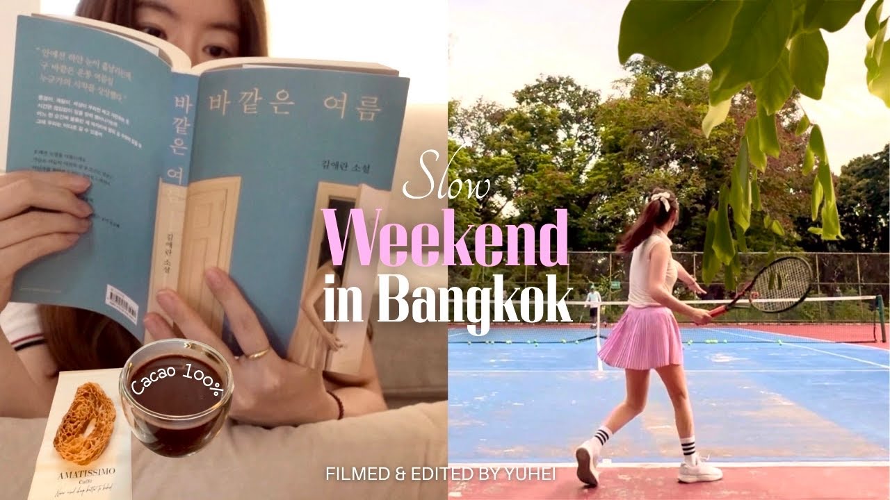 Slow Weekend in Bangkok | Making Healthy Brekkie🎾Tennis update, New ☕️Cafe & Northern Thai Food