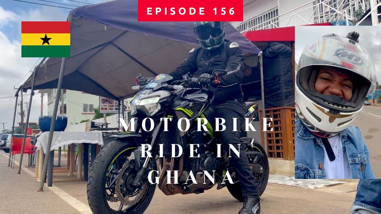 MOTORBIKE RIDE IN GHANA with Crew! | Global Gyal | Episode 156 #Ghana #Vlog #Accra