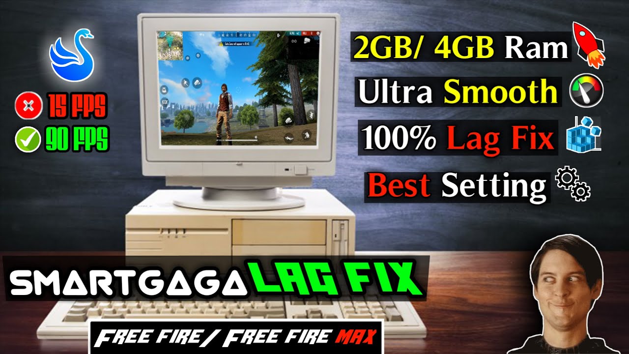 14 Best Settings to Fix Lag For Smartgaga Emulator On Low End PC | Smartgaga Free Fire Without Lag
