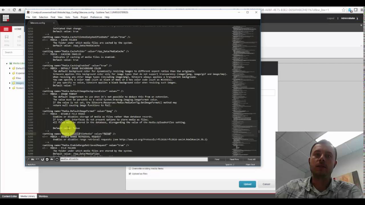 Friday Sitecore Best Practice: Remove Upload as Files Option If Unsupported