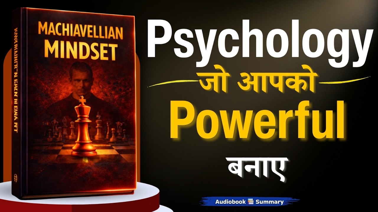 MACHIAVELLIAN MINDSET | POWER GAMES & DARK PSYCHOLOGY RULES | AUDIOBOOK SUMMARY | HINDI AUDIOBOOK