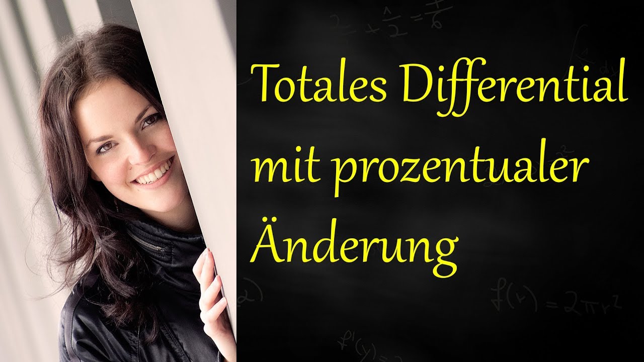 Totales Differential mit prozentualer Änderung