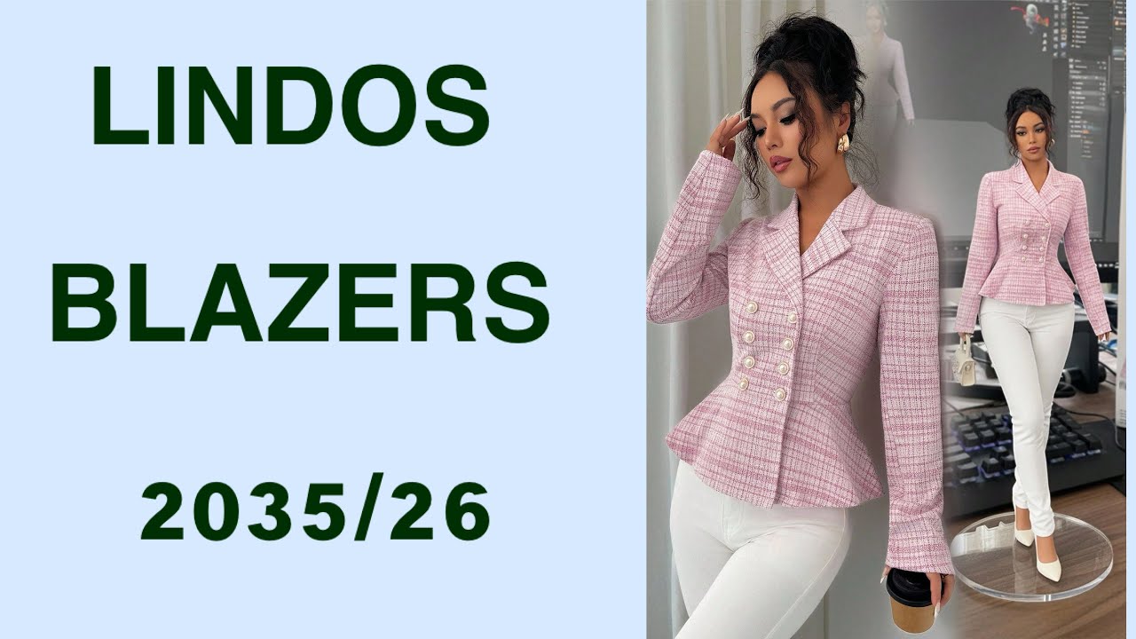 BELLOS MODELOS Y COLORES DE BLAZERS LA TENDENCIA DEL 2025/26 moda mujer