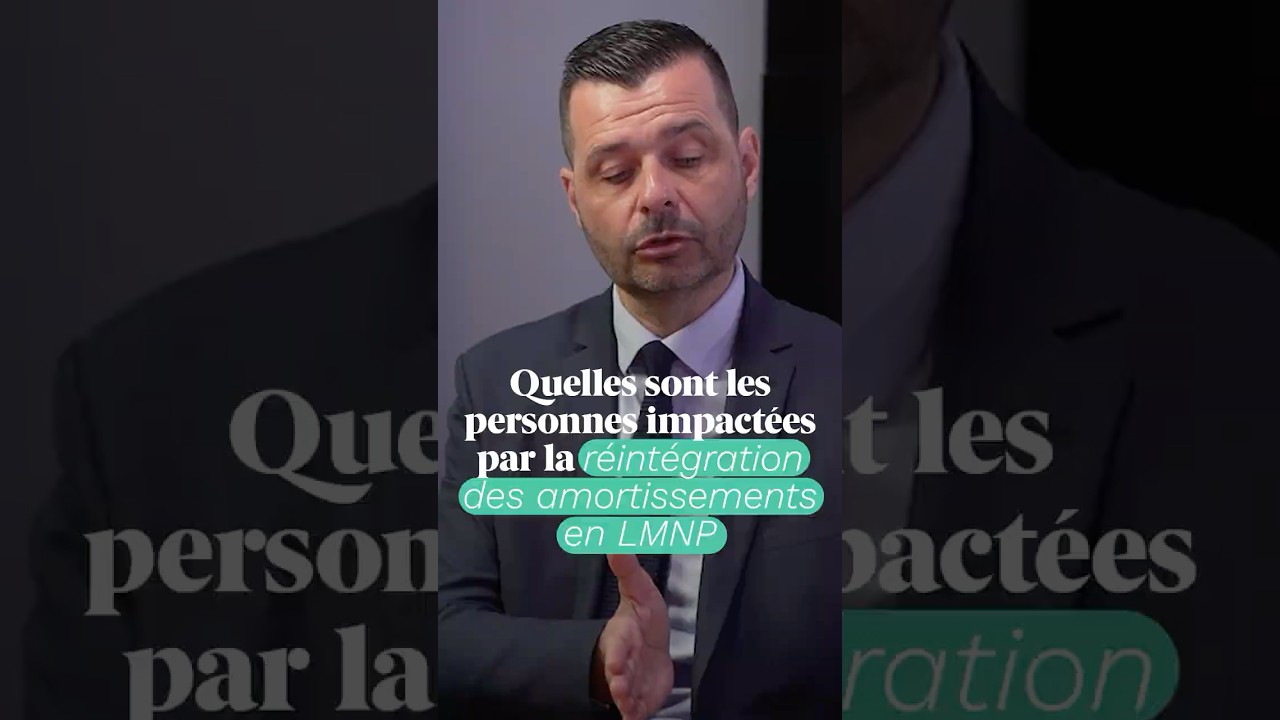 Qui sont les personnes impact&eacute;es par la r&eacute;int&eacute;gration des amortissements en LMNP ? 📆 #lmnp