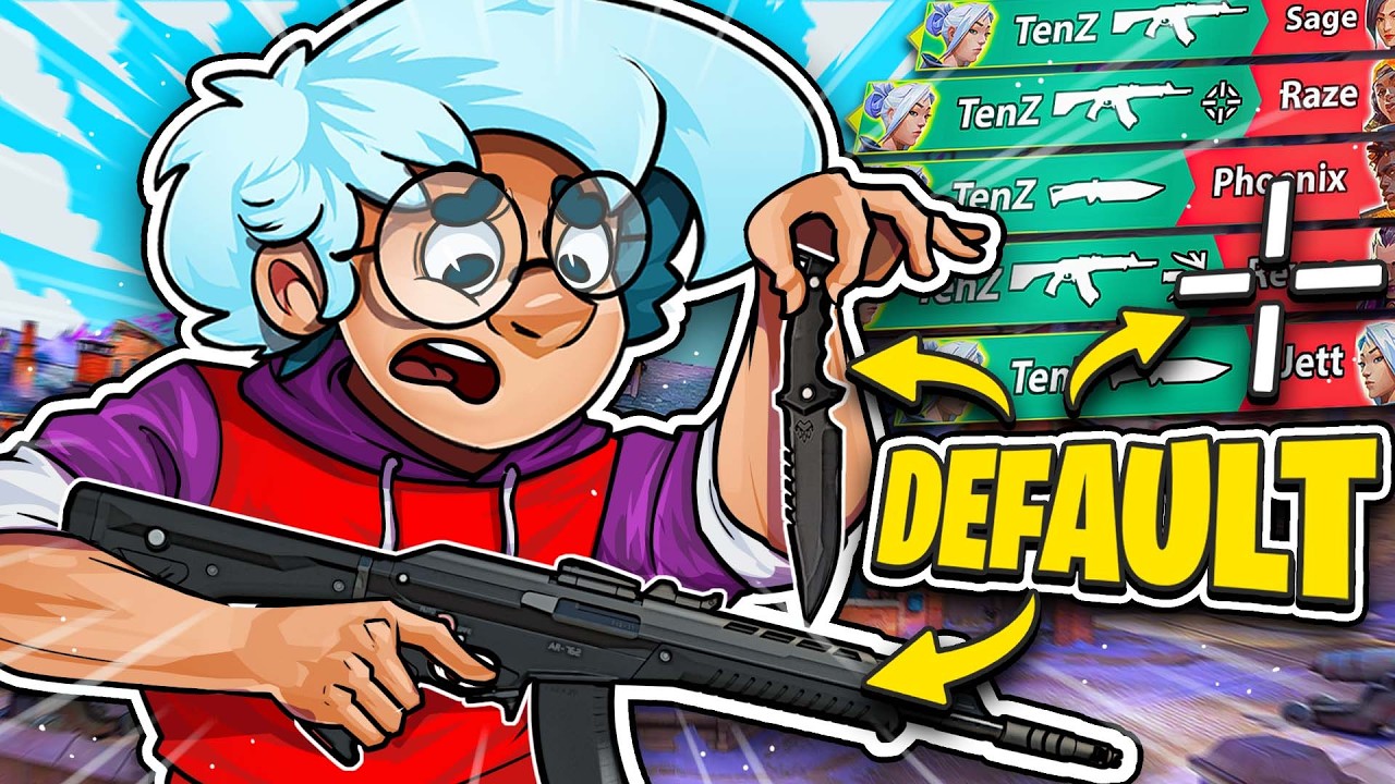 I PLAYED VALORANT WITH EVERYTHING ON DEFAULT !!!