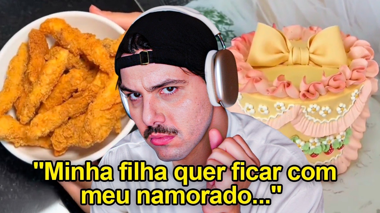 As Inacreditáveis histórias do Tik Tok com vídeos de comida de fundo…