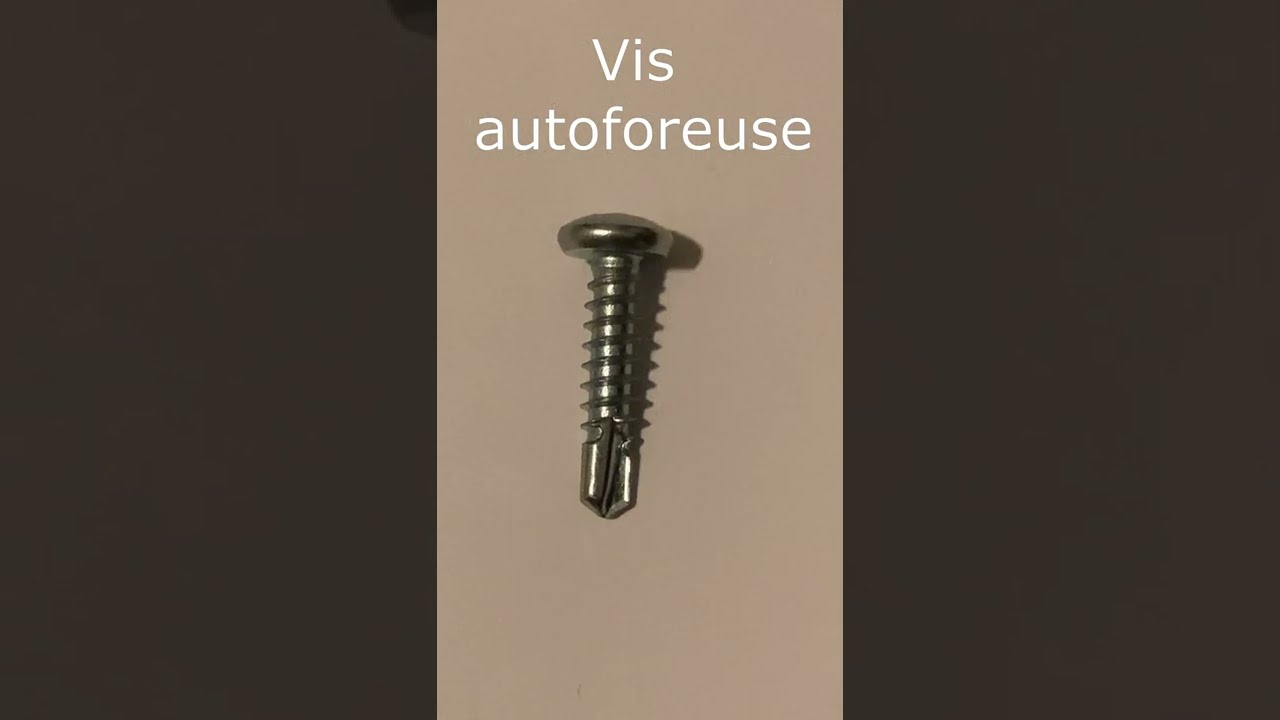 Vis autoforeuse ou autoperceuse et autotaraudeuse pour fixer sur du m&eacute;tal sans per&ccedil;age ni taraudage.