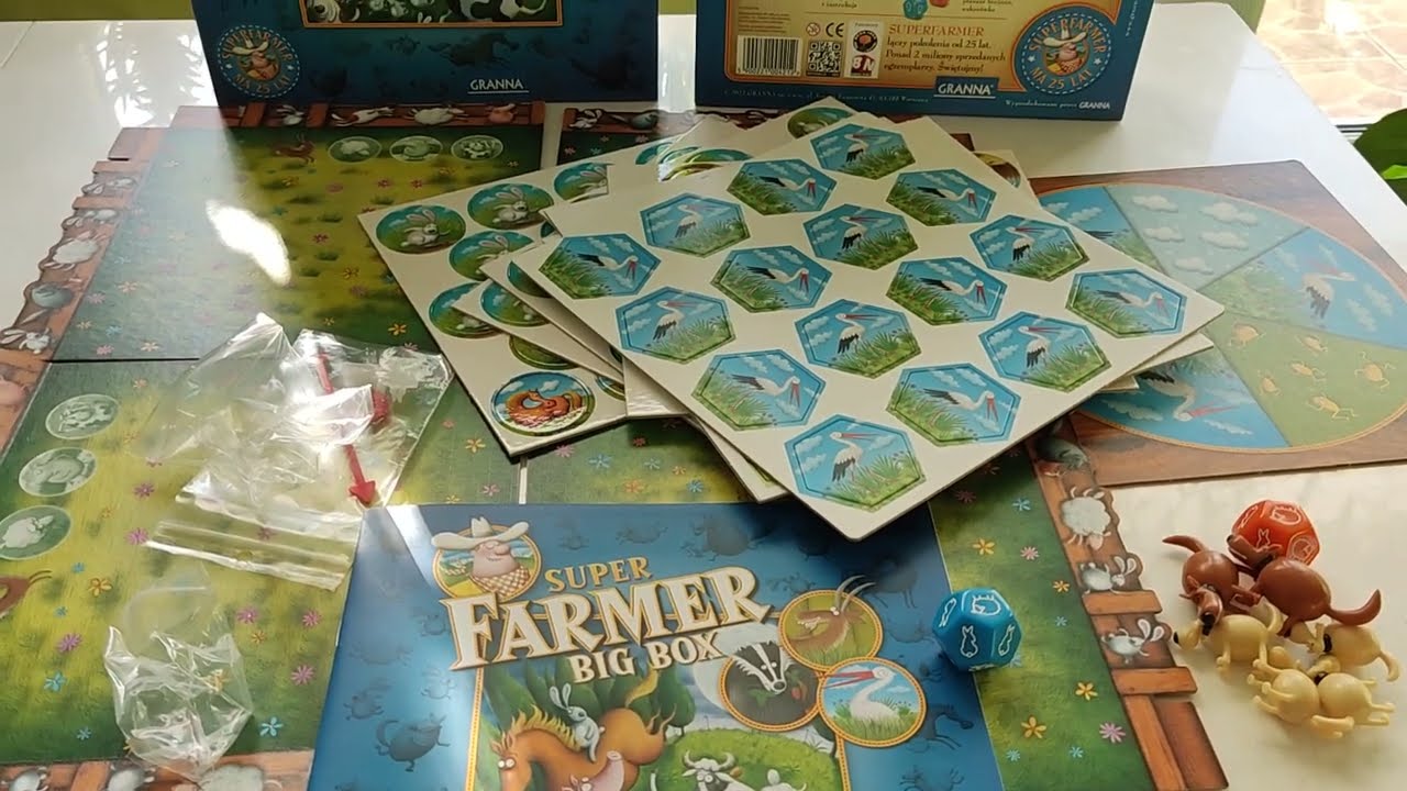 Super Farmer Big Box - unboxing