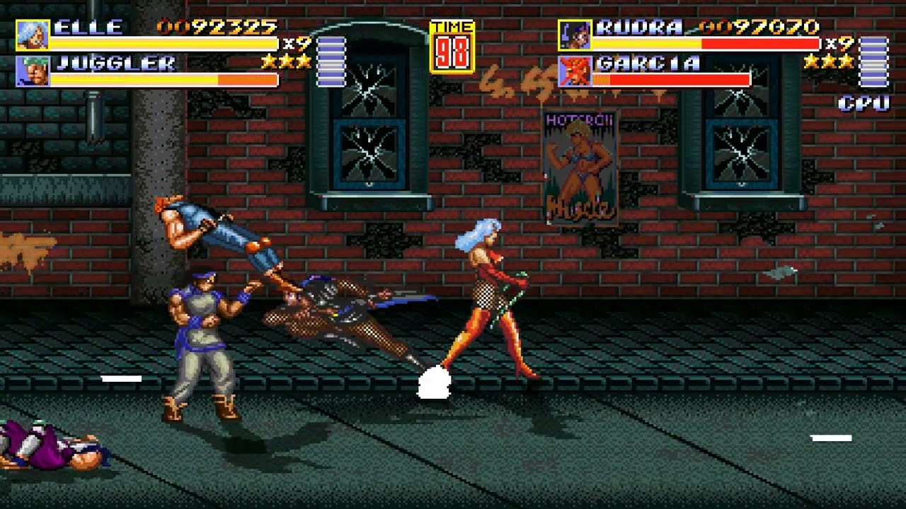 Streets Of Rage Remake V 5.2 full walkthrough