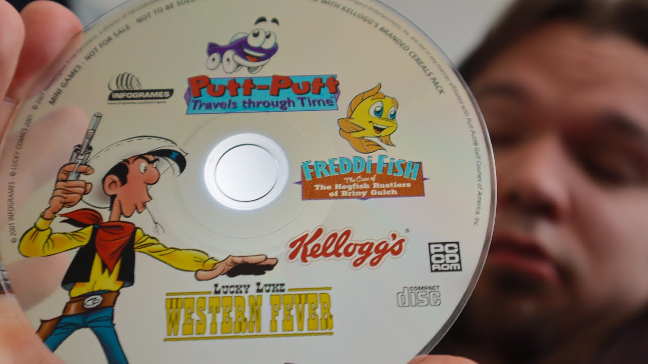 Kellogg's muropakettipelit || Freddi Fish, Putt-Putt ja Lucky Luke!