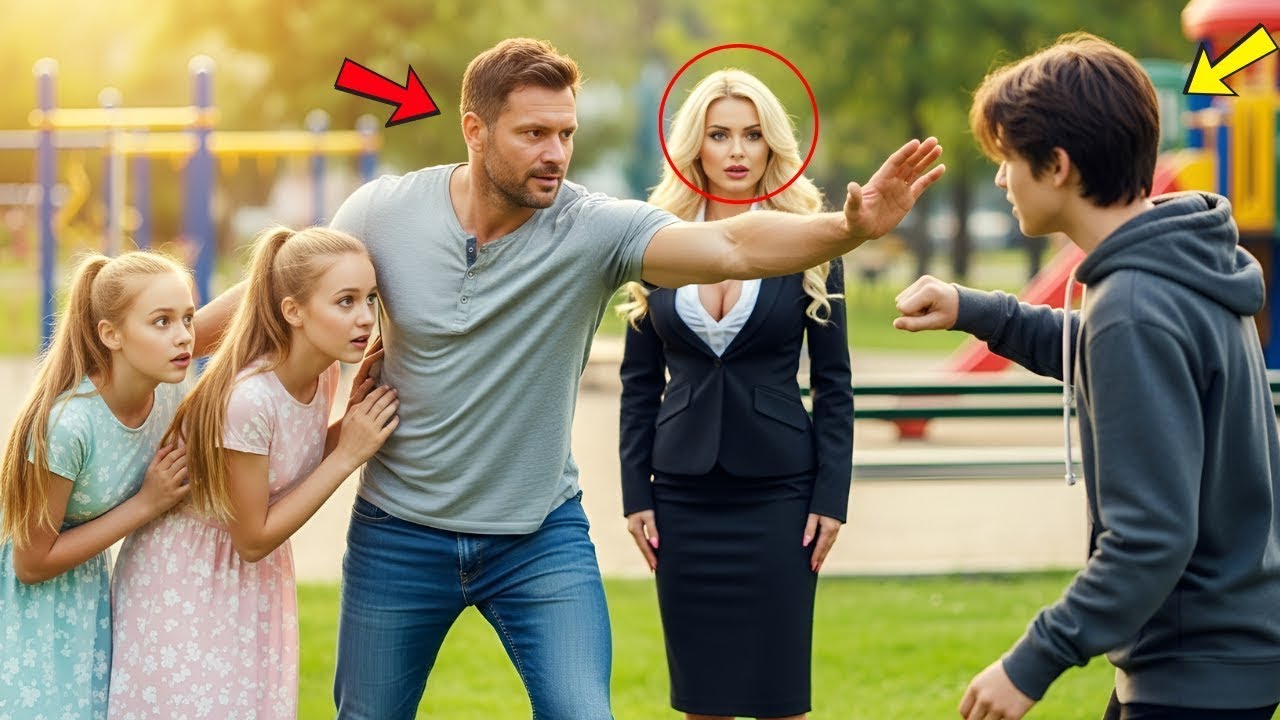 Alleinerziehender Vater stoppt Schläger im Park – ohne zu wissen, dass ihre Mutter seine CEO ist