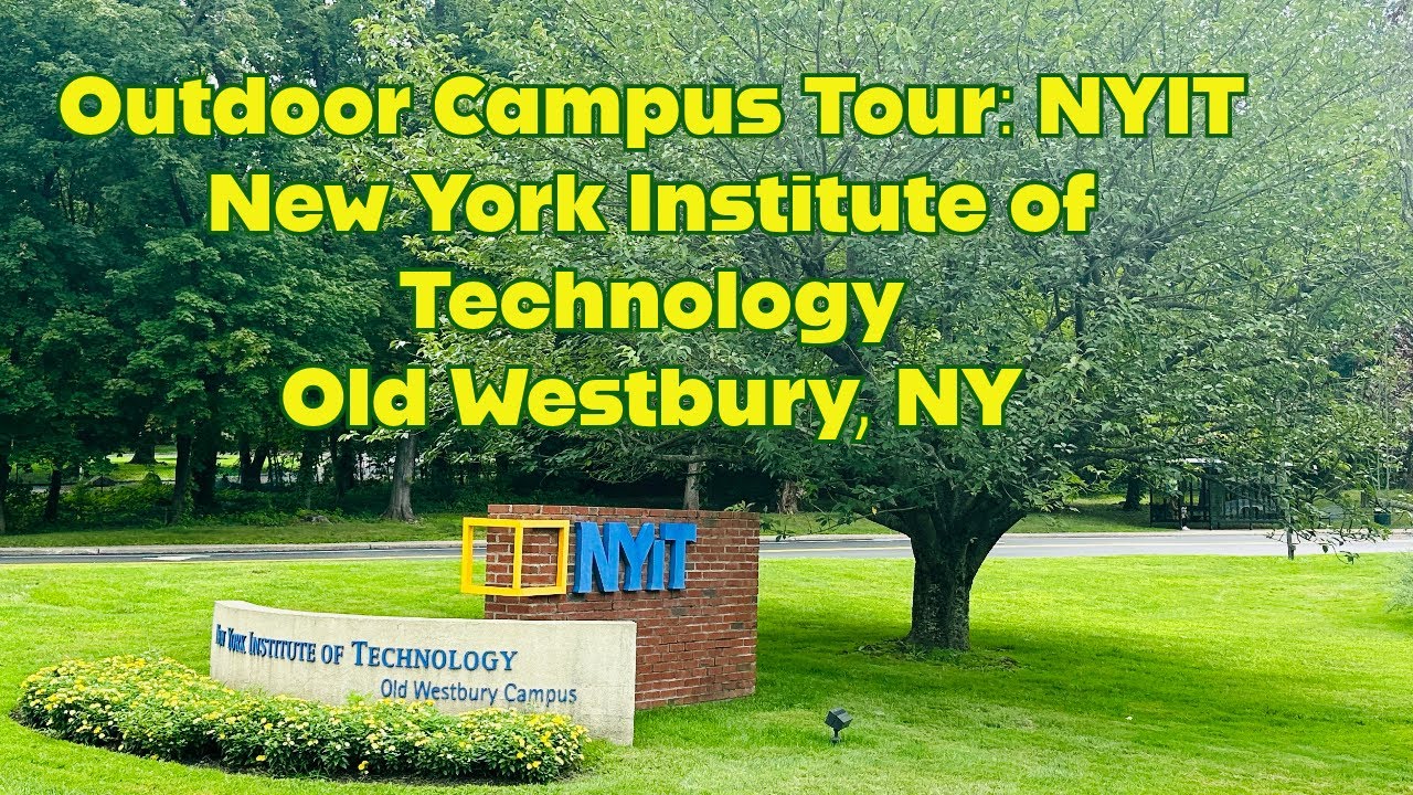 Outdoor Campus Tour: NYIT (New York Institute of Technology), Old Westbury, Long Island, New York