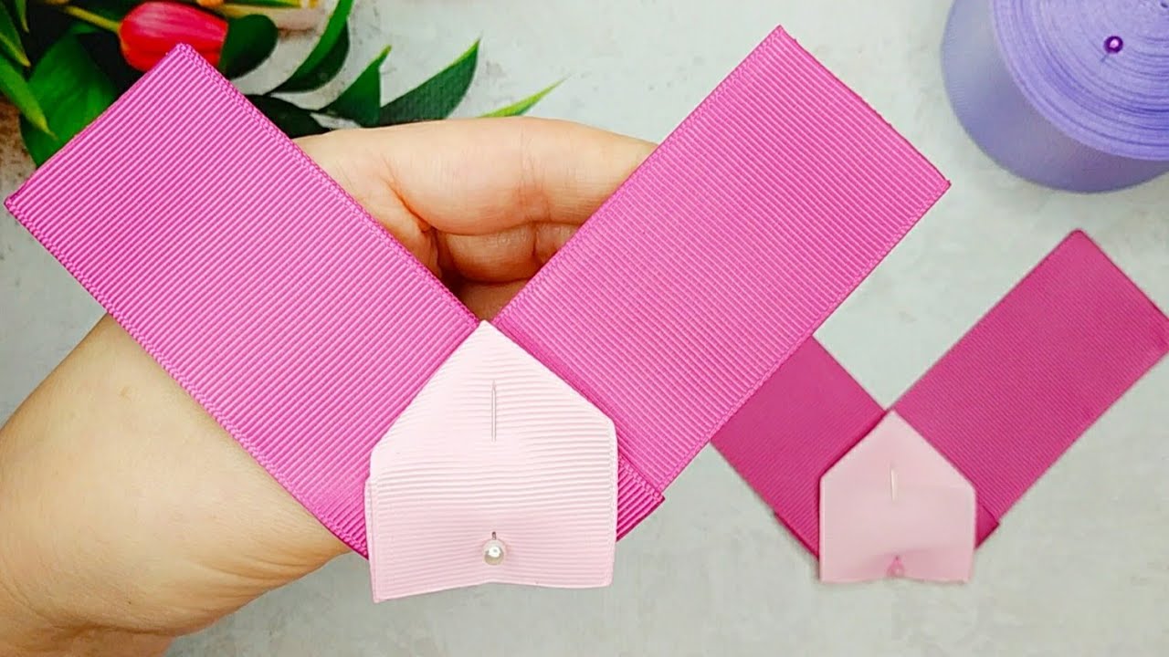 Simple but really cute Hair Bows - Hair Bow tutorial 🎀
