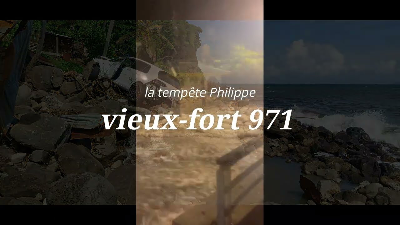 Après la tempête Philippe, VIEUX-FORT se réveille sous l'eau