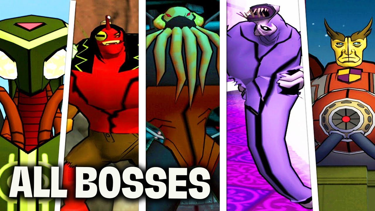 Ben 10 Protector Of Earth: All Bosses /All BossFights (With cutscene) 1080p 60fps
