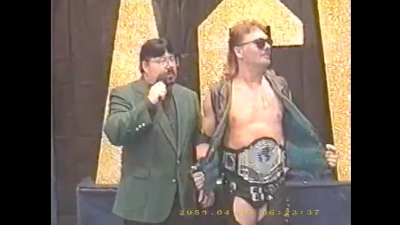 Blackjack Dalton interview🎙️1998 American championship wrestling TV tapping 
