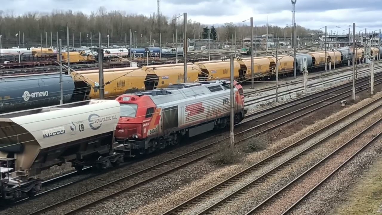 De belles compos ferroviaires autour du triage de Tergnier