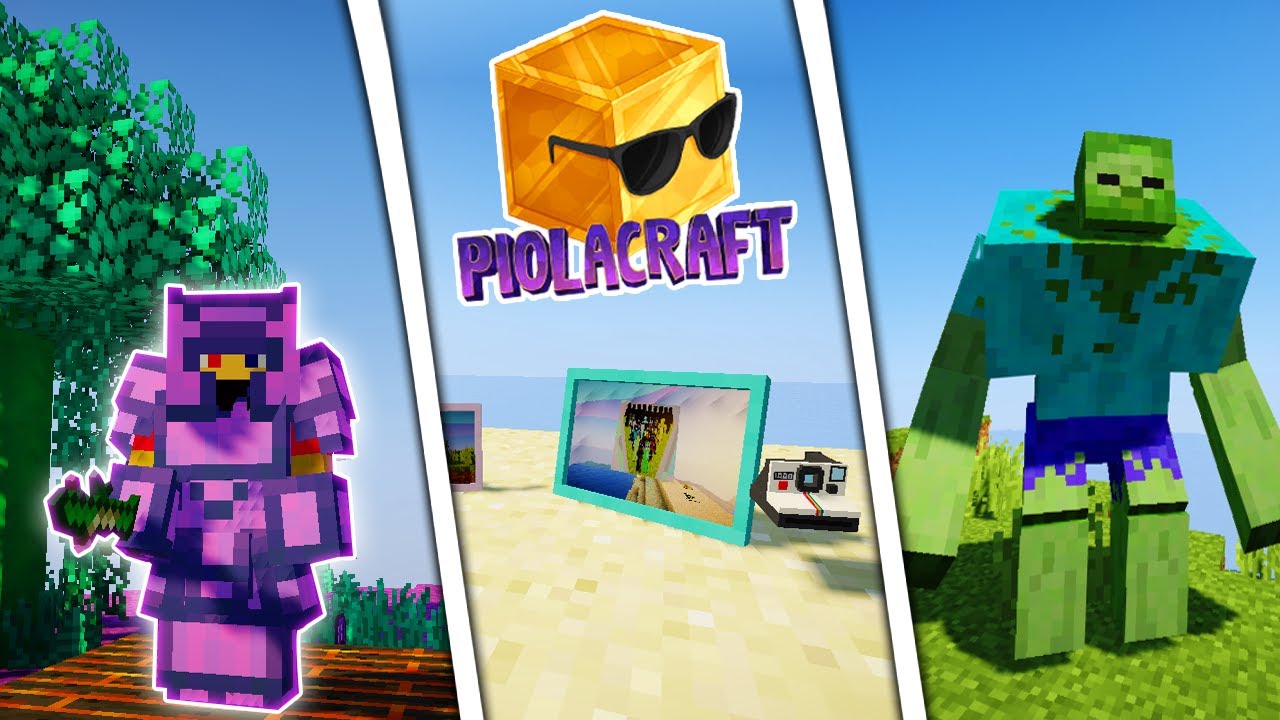 TOP 7 MEJORES MODS de PIOLACRAFT!!