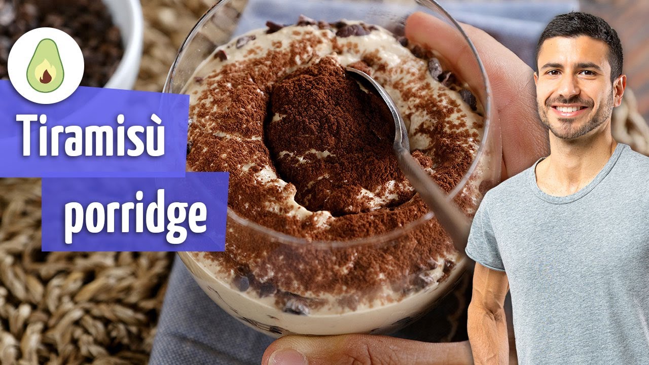 Tiramisù Overnight Porridge - colazione sana e proteica