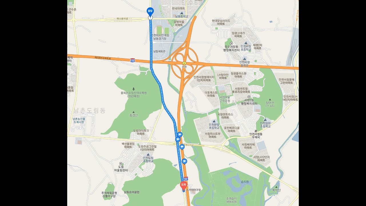 [Driving] 운전 - 소래로(인천 남동구 수산동 담방마을사거리~인천 남동구 논현동) (2022년 8월 3일)