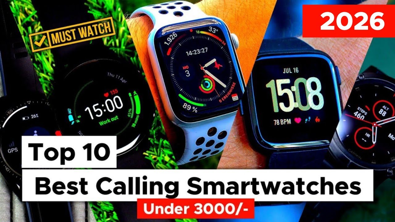 ₹3000 Budget? 😳 These 10 Smartwatches Will Shock You! (Best Picks 2026)