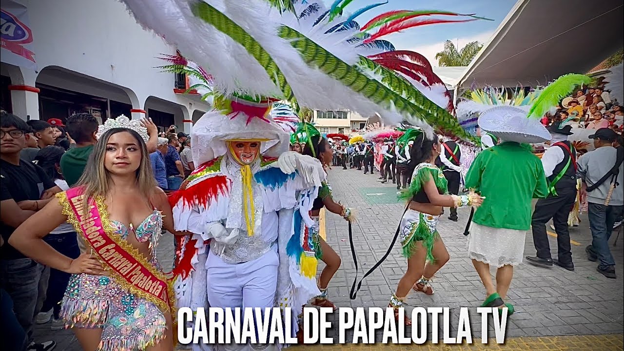 La Presentación del Carnaval Papalotla 2025. Barrio Xolalpa